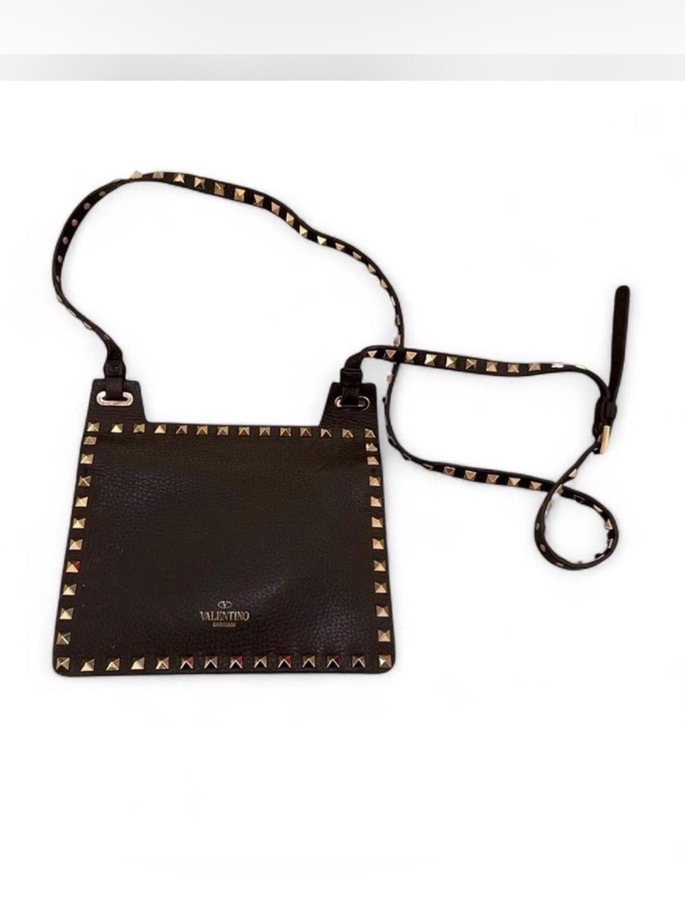 Valentino Garavani Rockstud Small Crossbody Bag — Black